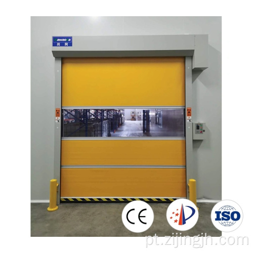 Estrutura de aço inoxidável PVC Rolling Door